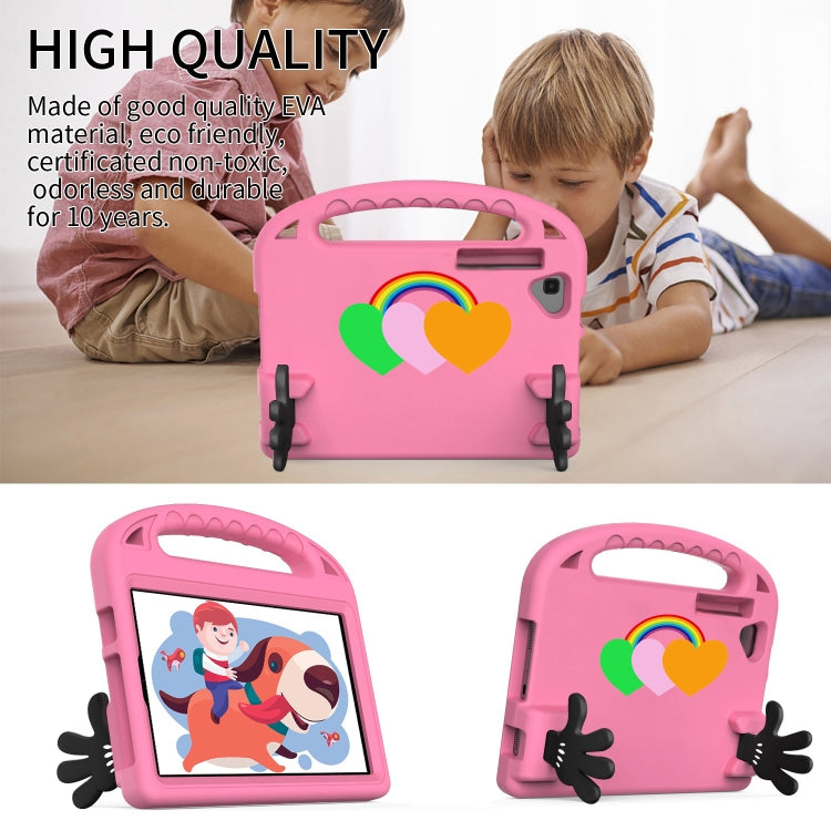 For Samsung Galaxy Tab A 10.1 2019 Love Small Palm Holder EVA Tablet Case(Pink)