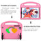 For Samsung Galaxy Tab A 10.1 2019 Love Small Palm Holder EVA Tablet Case(Pink)