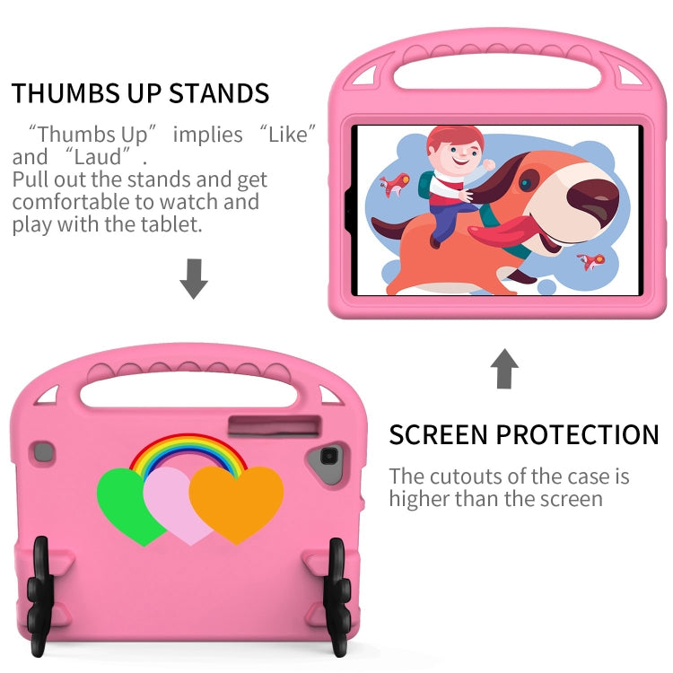 For Samsung Galaxy Tab A 10.1 2019 Love Small Palm Holder EVA Tablet Case(Pink)