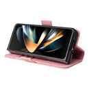 For Samsung Galaxy Z Fold4 BETOPNICE Dual-side Buckle Leather Phone Case(Pink)