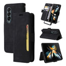 For Samsung Galaxy Z Fold4 BETOPNICE Dual-side Buckle Leather Phone Case(Black)