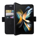 For Samsung Galaxy Z Fold4 BETOPNICE Dual-side Buckle Leather Phone Case(Black)
