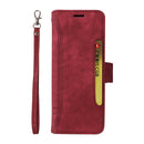 For Samsung Galaxy Z Fold4 BETOPNICE Dual-side Buckle Leather Phone Case(Red)