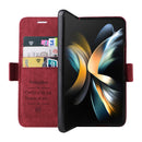 For Samsung Galaxy Z Fold4 BETOPNICE Dual-side Buckle Leather Phone Case(Red)