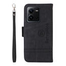 For vivo V25 / V25e 4G Global BETOPNICE Dual-side Buckle Leather Phone Case(Black)