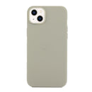 For iPhone 14 Solid Color Frosted Silicone Phone Case(Grey)