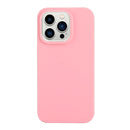 For iPhone 14 Pro Max Solid Color Frosted Silicone Phone Case(Dark Pink)