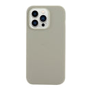 For iPhone 14 Pro Max Solid Color Frosted Silicone Phone Case(Grey)