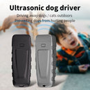 Rechargeable Ultrasonic Bark Stopper Automatic Identification of Sonic Dog Trainer(Black)