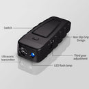 Rechargeable Ultrasonic Bark Stopper Automatic Identification of Sonic Dog Trainer(Black)