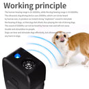 Rechargeable Ultrasonic Bark Stopper Automatic Identification of Sonic Dog Trainer(Grey)