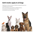 Rechargeable Ultrasonic Bark Stopper Automatic Identification of Sonic Dog Trainer(Black)