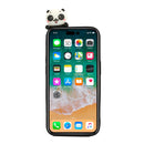 For iPhone 14 Pro Max Shockproof Cartoon TPU Phone Case(Two Pandas)