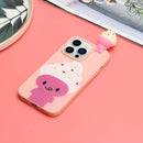For iPhone 14 Pro Max Shockproof Cartoon TPU Phone Case(Ice Cream)
