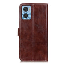 For Motorola Moto E22 4G/E22i Retro Crazy Horse Texture Leather Phone Case(Brown)