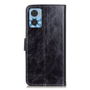 For Motorola Moto E22 4G/E22i Retro Crazy Horse Texture Leather Phone Case(Black)