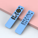 For Realme TV 30 inch / 40 inch Solid Color Silicone Protective Cover(Dark Blue)