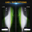 For Left Hand Driving H4 Car / Motorcycle LED Lens Headlight