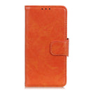 For Motorola Moto E22 / E22i Nappa Texture Horizontal Flip Leather Phone Case(Orange)