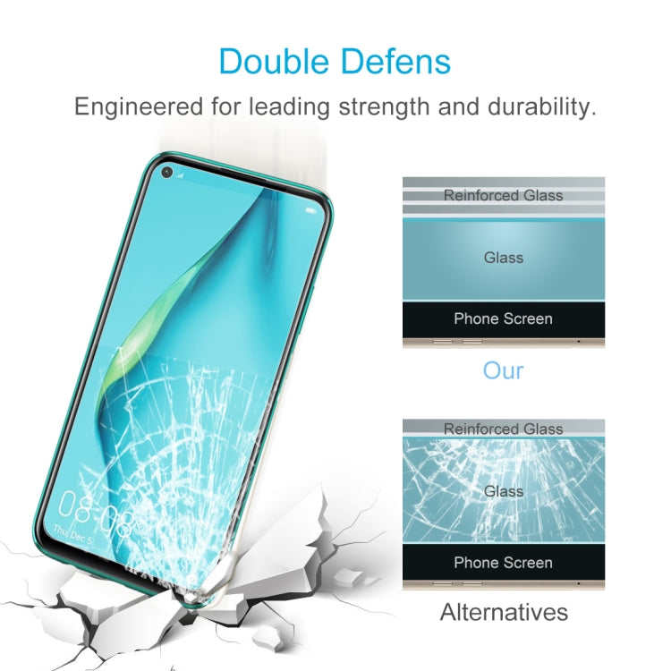 For Huawei Nova 7i 0.26mm 9H Surface Hardness 2.5D Explosion-proof Tempered Glass Non-full Screen Film