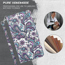For Motorola Moto E22 / Moto E22i 3D Painting Pattern TPU + PU Phone Case(Swirl Pattern)