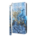 For Motorola Moto E22 / Moto E22i 3D Painting Pattern TPU + PU Phone Case(Milky Way)
