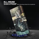 For Motorola Moto E22 / Moto E22i 3D Painting Pattern TPU + PU Phone Case(Cat Tiger)