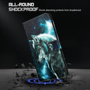 For Motorola Moto E22 / Moto E22i 3D Painting Pattern TPU + PU Phone Case(Wolf)