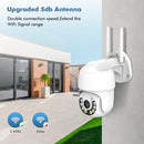 QX59 1920 x 1080P HD 2MP Wireless WiFi Smart Surveillance Camera, Specification:EU Plug