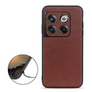 For OnePlus Ace Pro / 10T Lambskin Texture Genuine Leather Phone Case(Brown)
