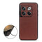For OnePlus Ace Pro / 10T Lambskin Texture Genuine Leather Phone Case(Brown)