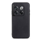 For OnePlus Ace Pro / 10T Lambskin Texture Genuine Leather Phone Case(Black)