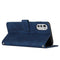 For Motorola Moto E32/E32s Skin Feel Heart Pattern Leather Phone Case(Blue)