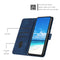 For Motorola Moto E32/E32s Skin Feel Heart Pattern Leather Phone Case(Blue)