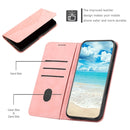 For Motorola Moto E32 4G/E32s Diamond Pattern Splicing Skin Feel Magnetic Phone Case(Rose Gold)