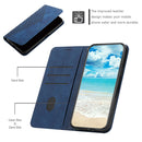 For Motorola Moto E32 4G/E32s Diamond Pattern Splicing Skin Feel Magnetic Phone Case(Blue)