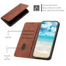 For Motorola Moto E32 4G/E32s Diamond Pattern Splicing Skin Feel Magnetic Phone Case(Brown)