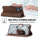 For Xiaomi 12T / 12T Pro LC.IMEEKE Calf Texture Leather Phone Case(Brown)
