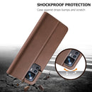 For Xiaomi 12T / 12T Pro LC.IMEEKE Calf Texture Leather Phone Case(Brown)