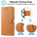 For Xiaomi 12T / 12T Pro LC.IMEEKE Calf Texture Leather Phone Case(Yellow)