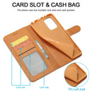 For Xiaomi 12T / 12T Pro LC.IMEEKE Calf Texture Leather Phone Case(Yellow)