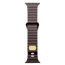 Breathable Skin-friendly Silicone Watch Band For Apple Watch Ultra 49mm / Series 8&7 45mm / SE 2&6&SE&5&4 44mm / 3&2&1 42mm(Brown)