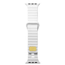 Breathable Skin-friendly Silicone Watch Band For Apple Watch Ultra 49mm / Series 8&7 45mm / SE 2&6&SE&5&4 44mm / 3&2&1 42mm(White)