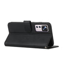 For Xiaomi 12T/12T Pro/Redmi K50 Ultra Stitching Calf Texture Buckle Leather Phone Case(Black)