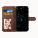 For Xiaomi 12T/12T Pro/Redmi K50 Ultra Stitching Calf Texture Buckle Leather Phone Case(Brown)