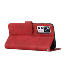 For Xiaomi 12T/12T Pro/Redmi K50 Ultra Stitching Calf Texture Buckle Leather Phone Case(Red)