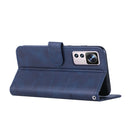 For Xiaomi 12T/12T Pro/Redmi K50 Ultra Stitching Calf Texture Buckle Leather Phone Case(Blue)