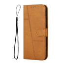 For Xiaomi 12T/12T Pro/Redmi K50 Ultra Stitching Calf Texture Buckle Leather Phone Case(Yellow)