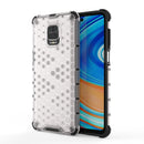 For Xiaomi Redmi Note 9 Pro Shockproof Honeycomb PC + TPU Protective Case(White)