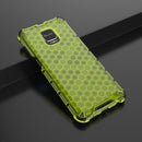 For Xiaomi Redmi Note 9 Pro Shockproof Honeycomb PC + TPU Protective Case(Green)